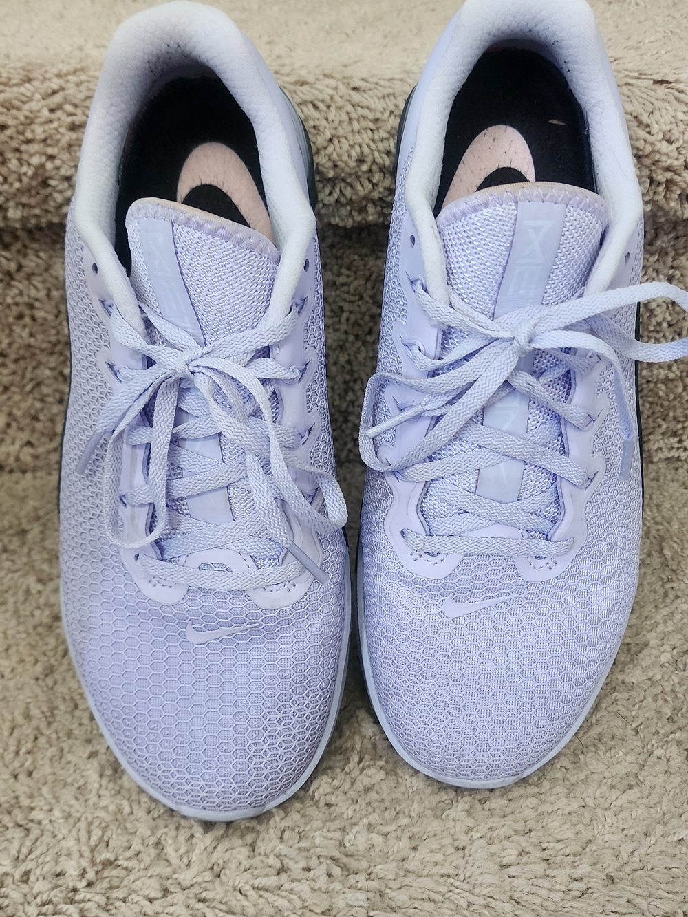 Women's Nike Metcon 5 Light Lavender Athletic Sneakers - Size 10